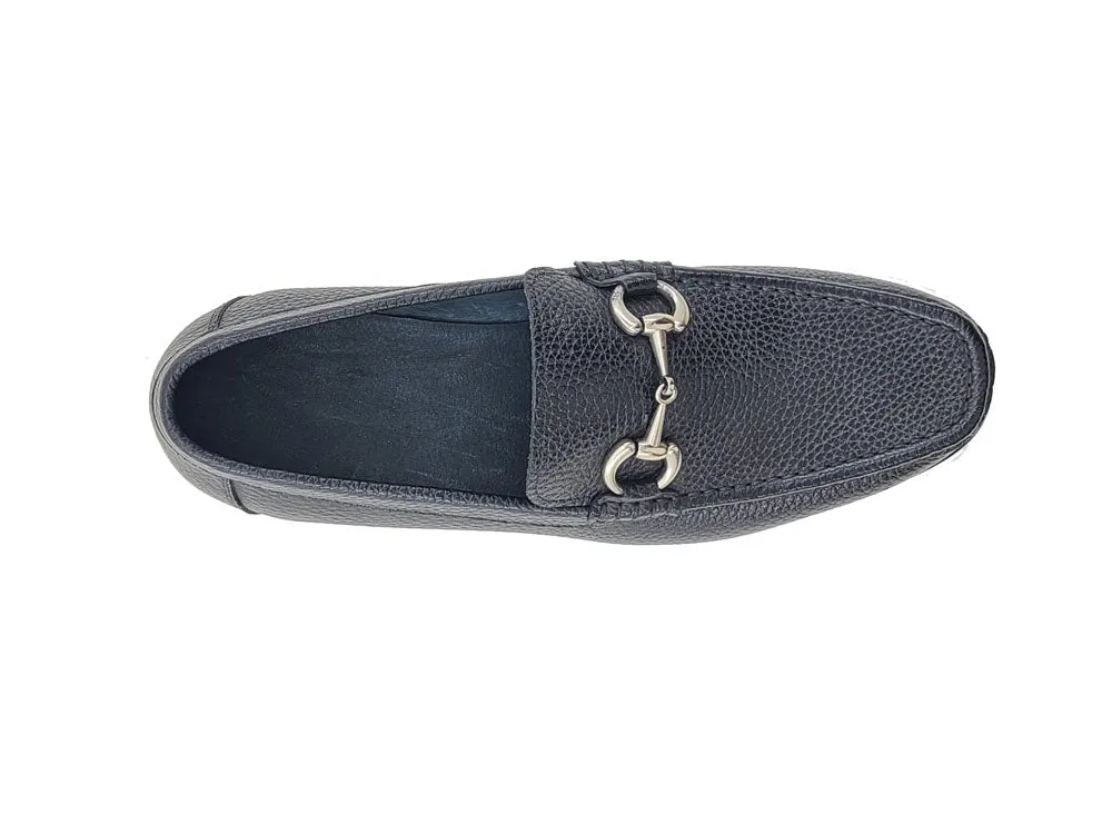 Victor Timeless Buckle Loafer in Leather Sole