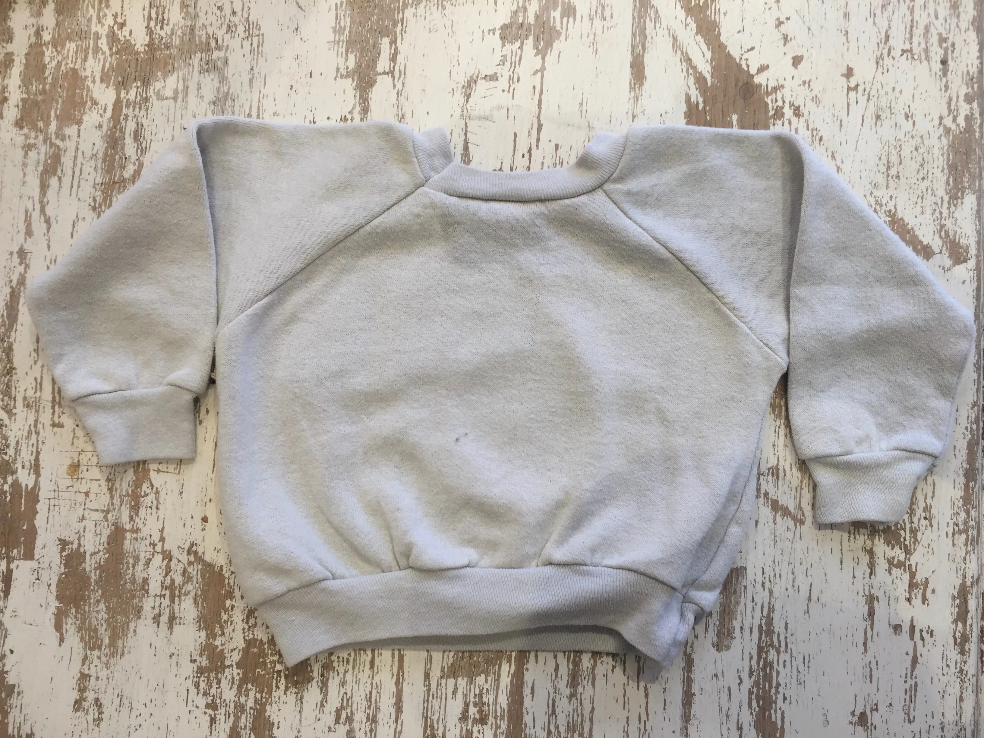 Vintage Kansas State Toddler Sweatshirt - Childrens Vintage Gray Collegiate Sweatshirt