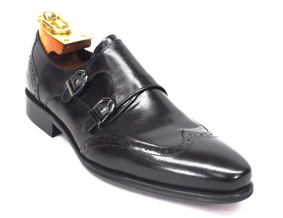 Wingtip Double Monk Straps Loafer