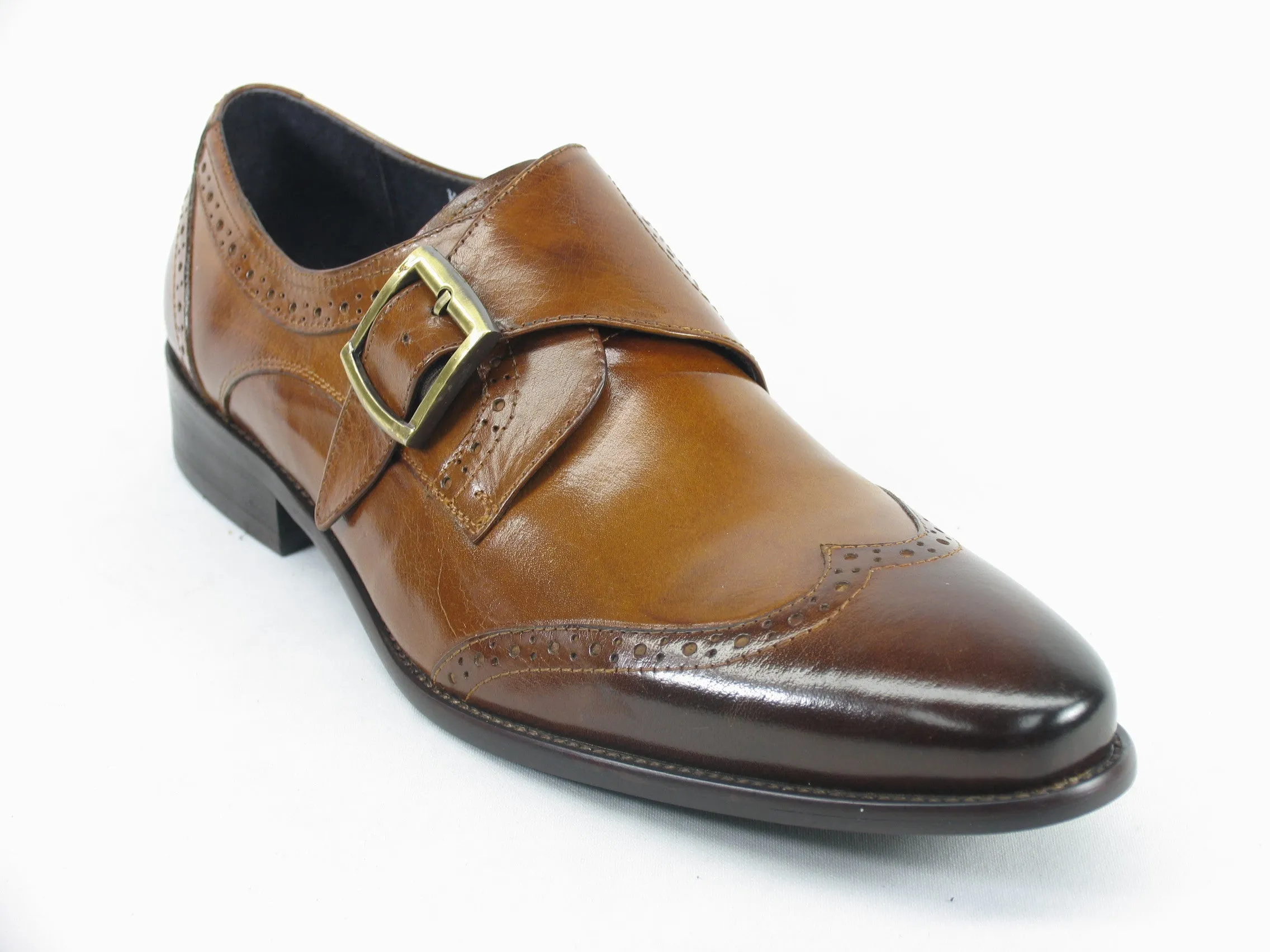 Wingtip Monk Strap Loafer