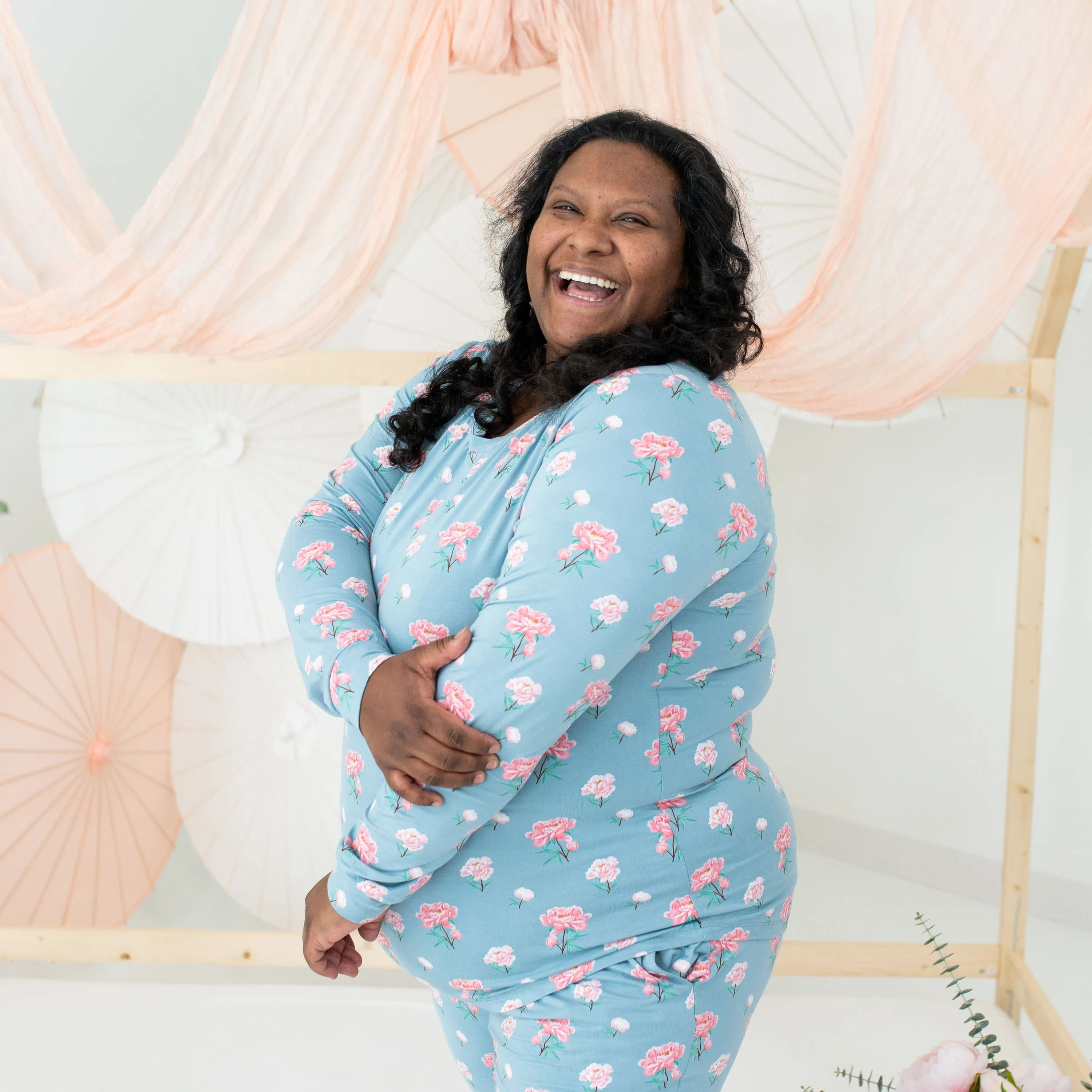 Women's Jogger Pajama Set in Peony