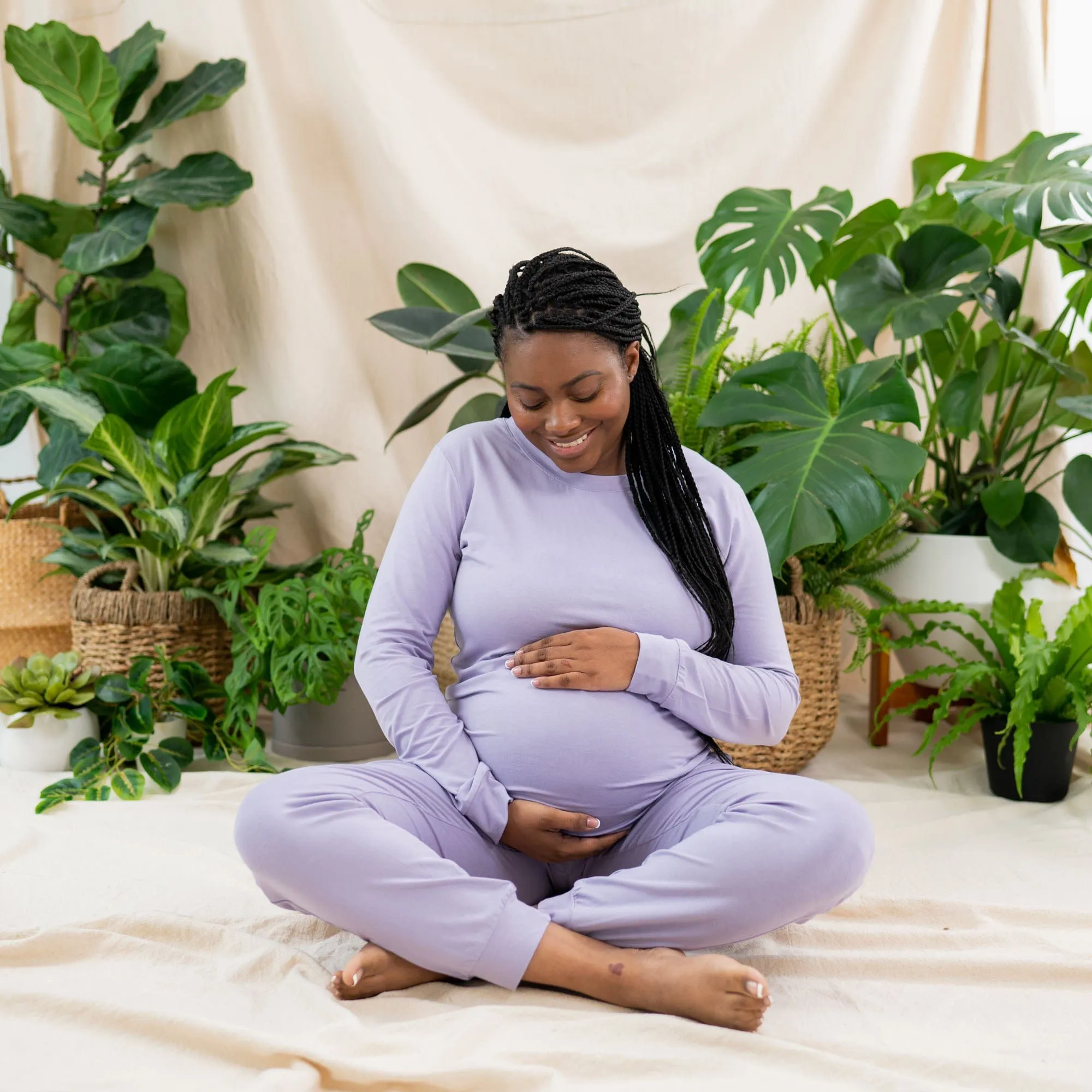 Women's Jogger Pajama Set in Taro